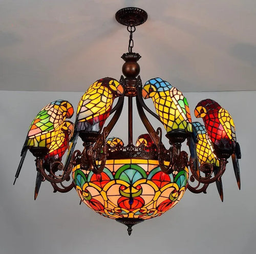lustre suspendu perroquet lampe créative pour bar et club - vue 13 sur 12