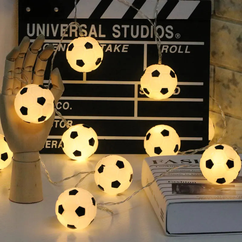 guirlande led pour décoration extérieure football noël mariage