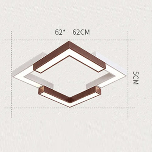 plafonnier led moderne superposition suspension maison