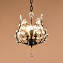lustre en cristal rétro pour magasin créatif et original