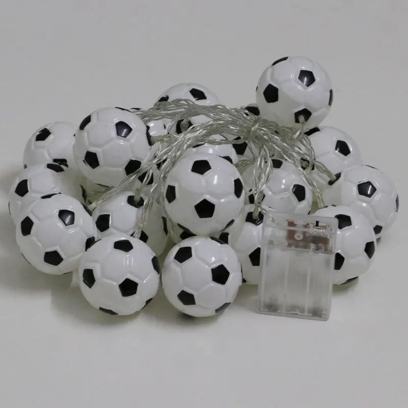 guirlande led pour décoration extérieure football noël mariage