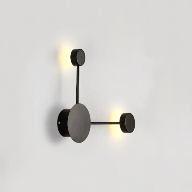 applique murale led d'art nordique pour éclairage d'hôtel