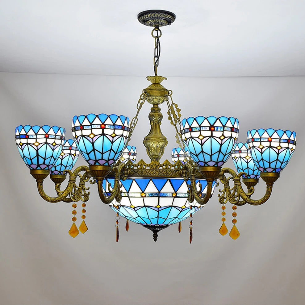 suspension en cristal de verre pour un éclairage élégant - vue 4 sur 6