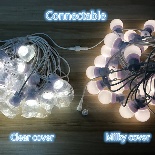 guirlande lumineuse led festoon globe étanche pour événements extérieurs - vue 6 sur 8