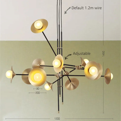 lustre créatif nordique design moderne pour décoration intérieure - vue 10 sur 9