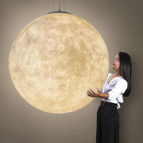 suspension créative en forme de lune pour une ambiance romantique - vue 2 sur 9