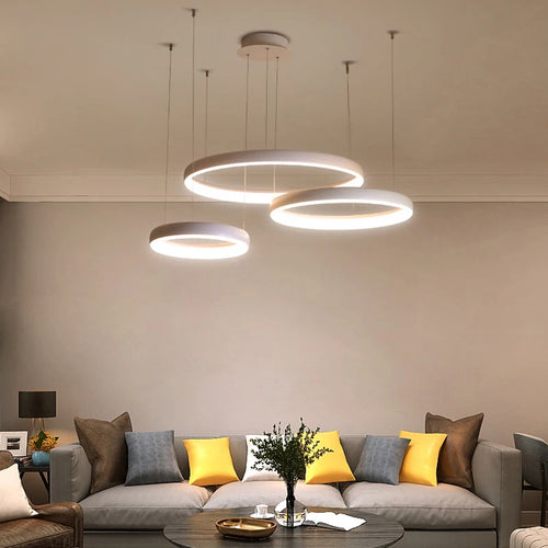 suspension moderne à led pour décoration intérieure et commerciale - vue 3 sur 6