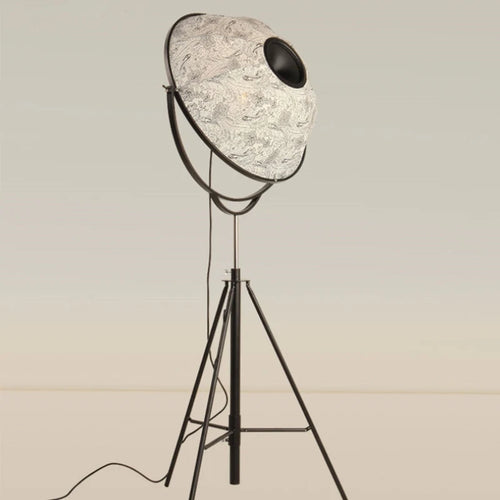 lampadaire moderne gzmj satellite en métal avec abat-jour en tissu - vue 10 sur 9