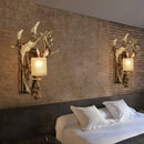 applique murale vintage bois design pour hôtel restaurant