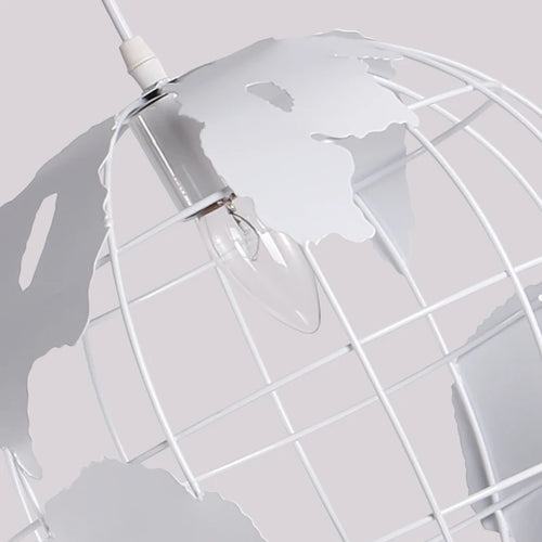 suspension à led globe rétro pour restaurants cafés et bars - vue 6 sur 8