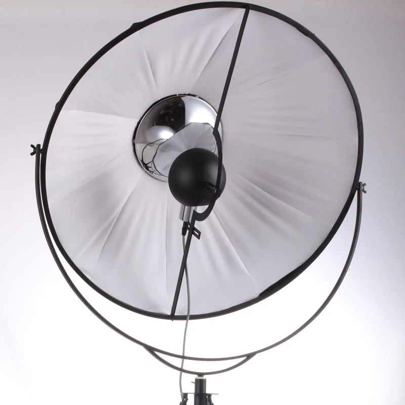 lampadaire moderne gzmj satellite en métal avec abat-jour en tissu - vue 5 sur 9
