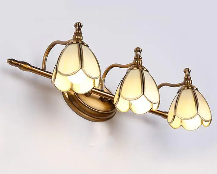 applique murale vintage miroir avec éclairage led pour maquillage - vue 8 sur 10