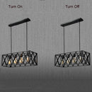 lustre loft vintage en fer pour bar club restaurant industriel