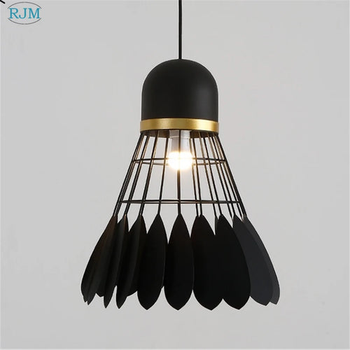 lampes suspendues modernes en fer nordiques pour éclairage led - vue 5 sur 10