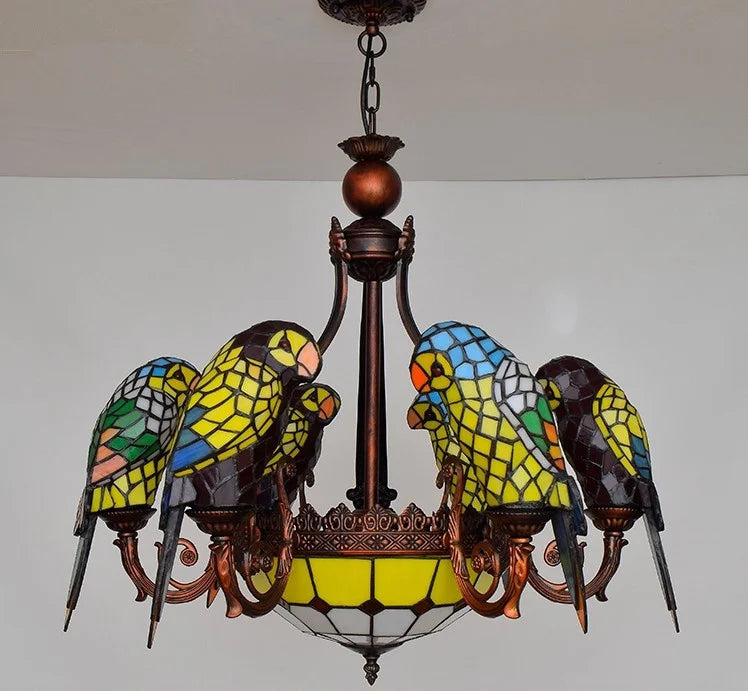 lustre suspendu perroquet lampe créative pour bar et club - vue 5 sur 12