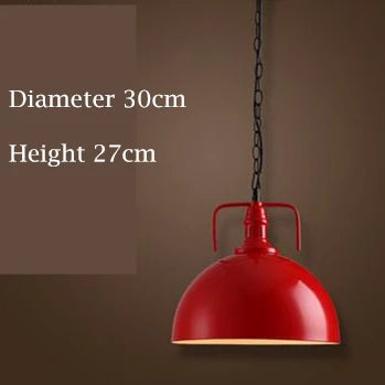 suspension style loft led vintage industriel noir - vue 10 sur 12