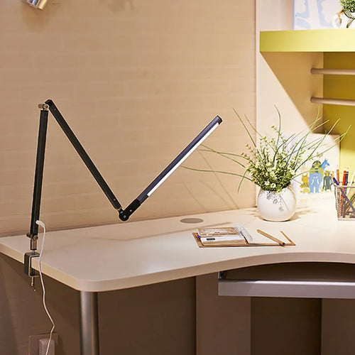 lampe de bureau led créative bras pivotant et intensité variable - vue 10 sur 10
