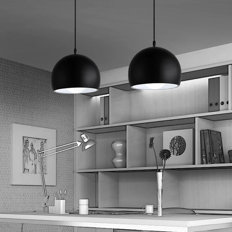 suspension luminaire simple moderne pour café restaurant - vue 3 sur 8