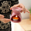 bougie aromathérapie brûleur dhuile essentielle pour détente et décoration