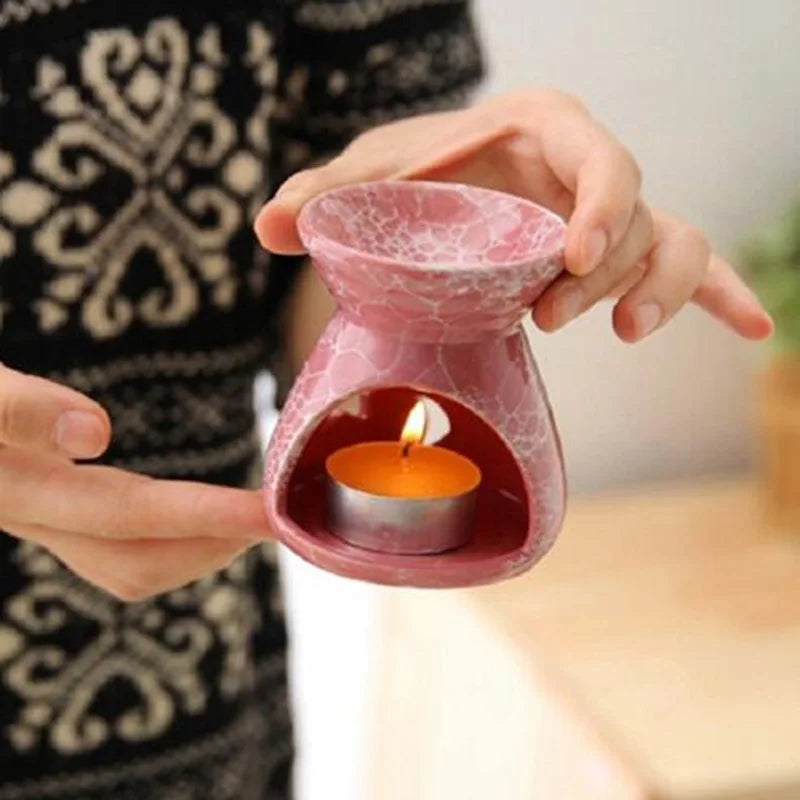 bougie aromathérapie brûleur dhuile essentielle pour détente et décoration - vue 5 sur 13