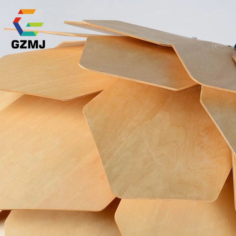 suspension style pays américain en bois design nordique