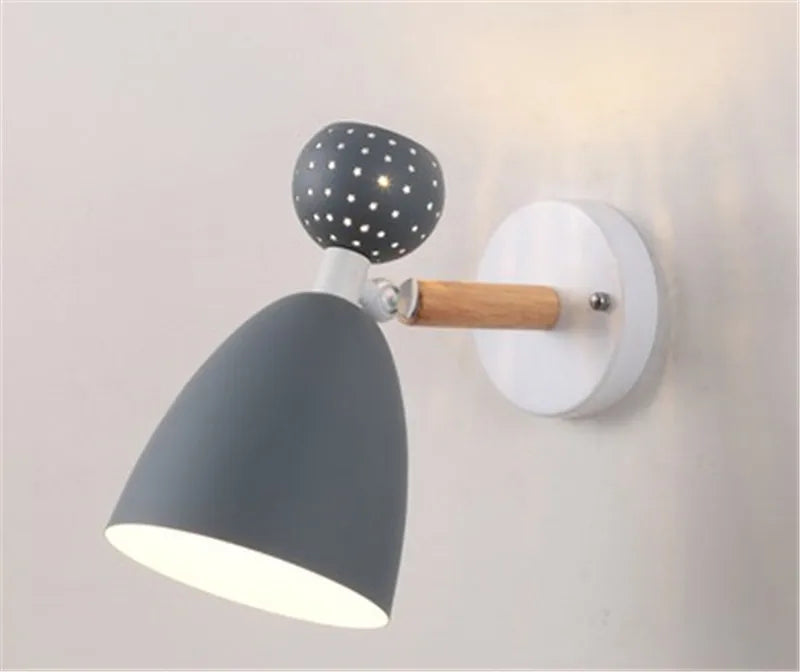 applique murale nordique moderne en bois pour lecture - vue 9 sur 13