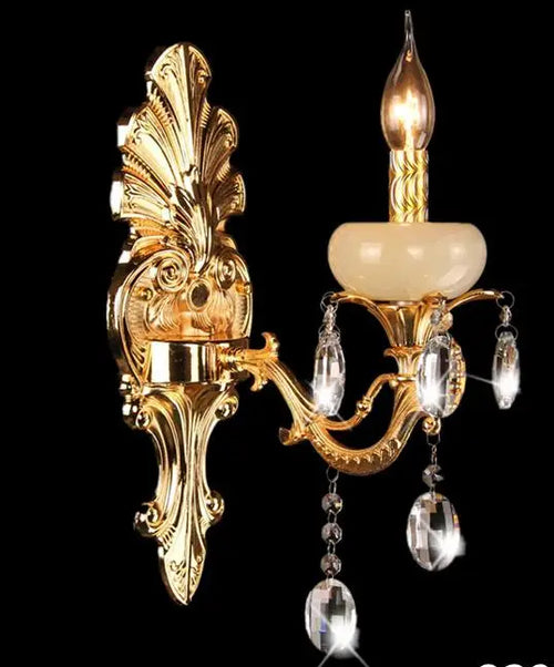 applique murale rétro à 5 bras en cristal pour intérieur élégant - vue 11 sur 12