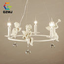 suspension rétro américaines résine bougie blanche décoration maison