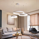 suspension moderne à led pour décoration intérieure et commerciale