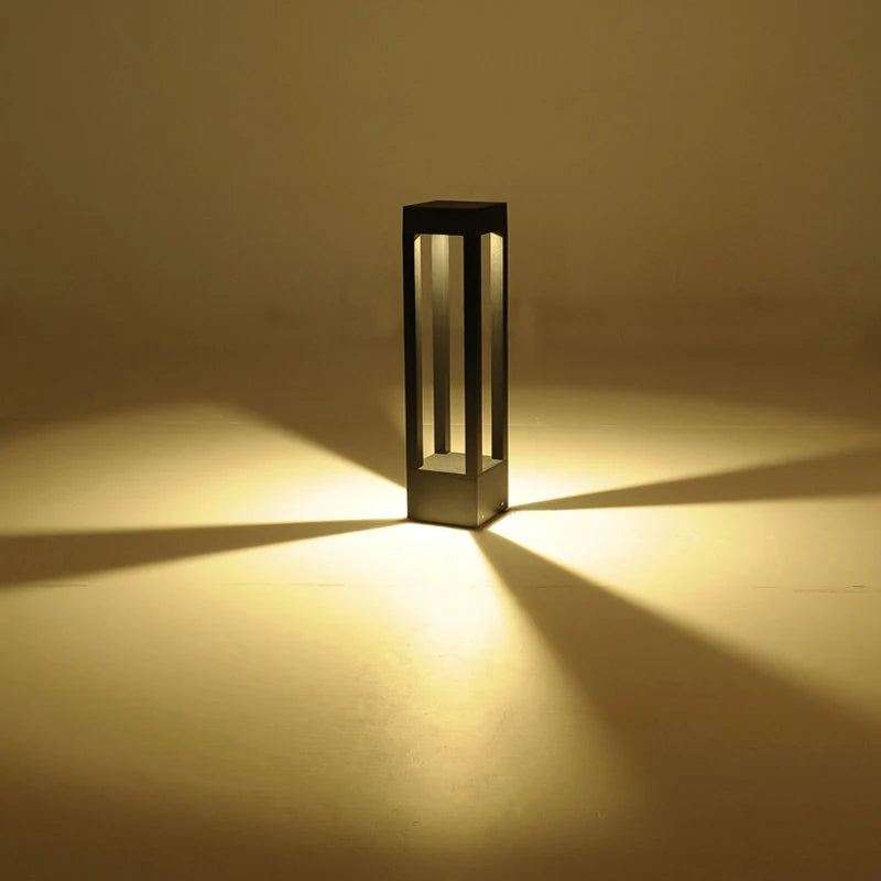 lampe led imperméable en aluminium moderne pour extérieur - vue 3 sur 6