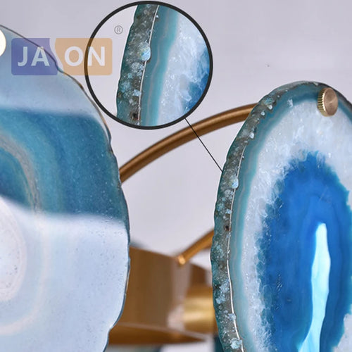 suspension design en agate de fer pour intérieur moderne - vue 7 sur 12