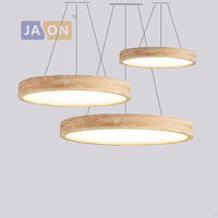 suspension moderne en bois et fer acrylique design élégant
