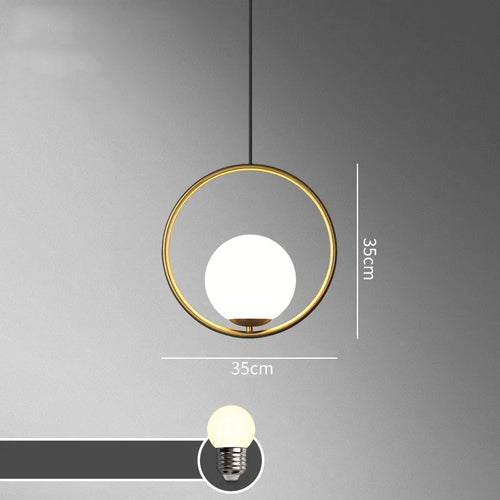 lustre à led rétro en verre pour décoration intérieure - vue 11 sur 13