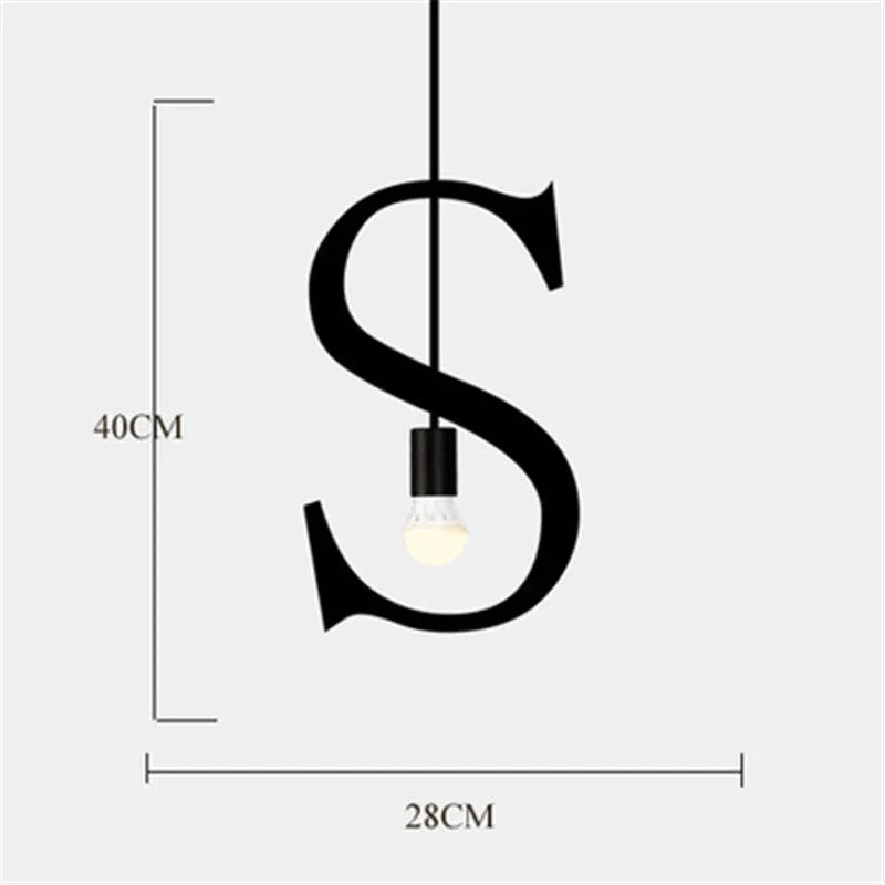 suspension nordique diy love luminaire décoratif pour loft et bar - vue 10 sur 29