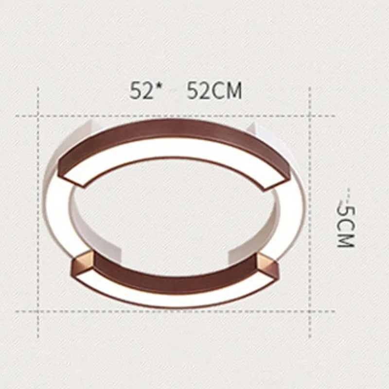 plafonnier led moderne superposition suspension maison - vue 10 sur 10