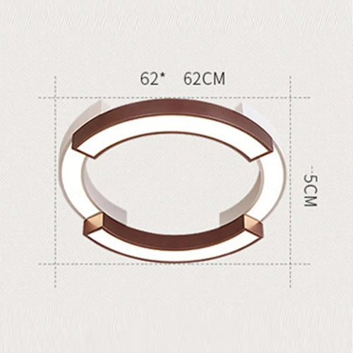 plafonnier led moderne superposition suspension maison - vue 10 sur 10