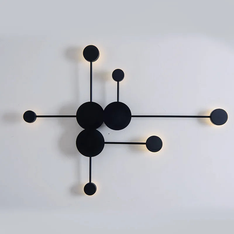 applique murale led d'art nordique pour éclairage d'hôtel