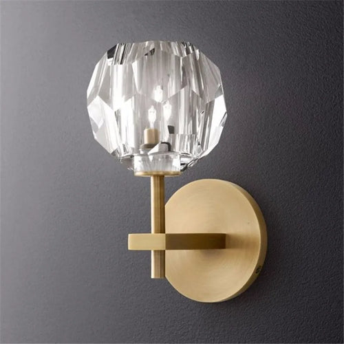 applique murale moderne en verre pour décoration romantique - vue 2 sur 12