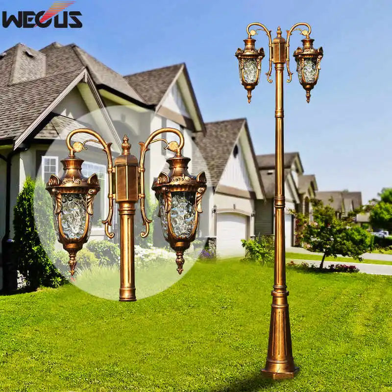 (H≈2.6M)Villa Home Outdoor Garden Light Park Community Landscape Street Project Lighting Street Lamp - vue 5 sur 10