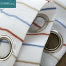 Voilage rayé style européen pour salon chambre