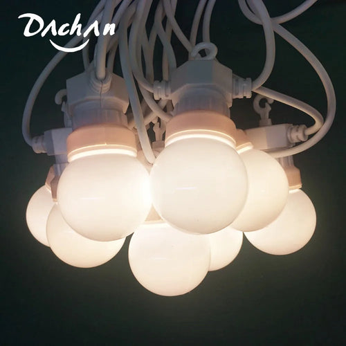 guirlande lumineuse led festoon globe étanche pour événements extérieurs - vue 2 sur 8