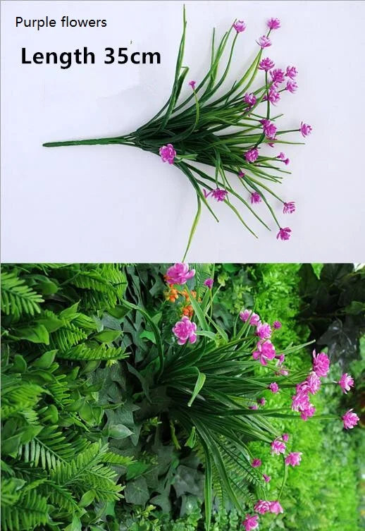 feuilles dherbe artificielles pour décoration murale et jardin - vue 9 sur 37