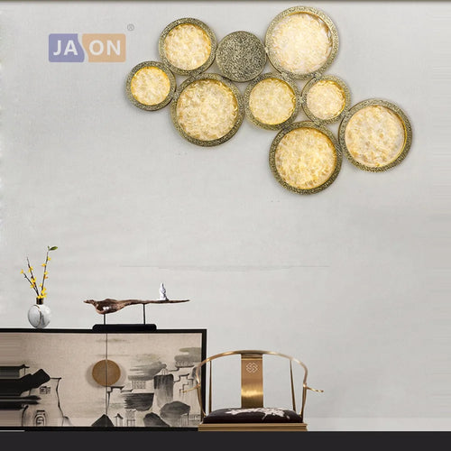 applique murale classique en verre cuivre pour intérieur élégant - vue 4 sur 9