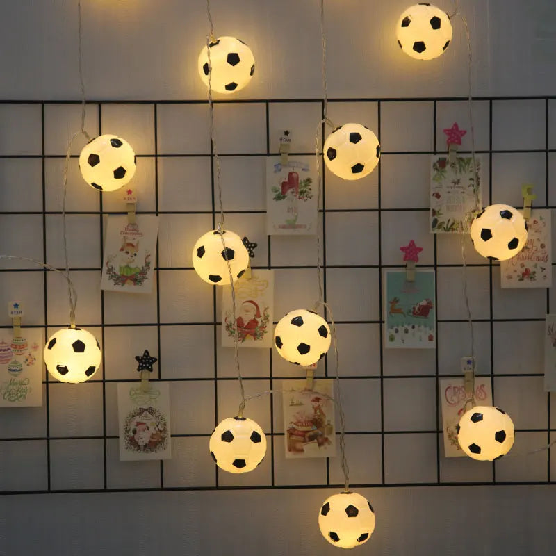 guirlande led pour décoration extérieure football noël mariage
