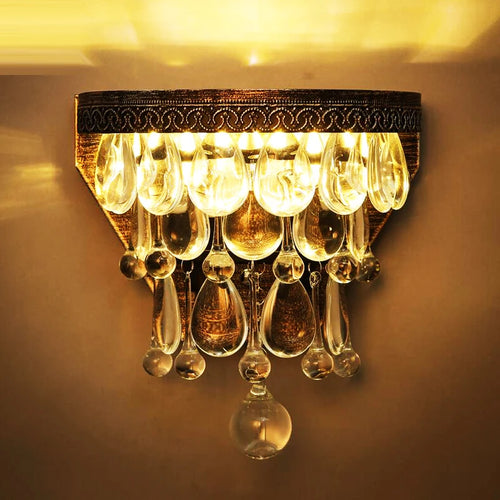 applique murale en cristal rétro pour intérieur et extérieur - vue 2 sur 7