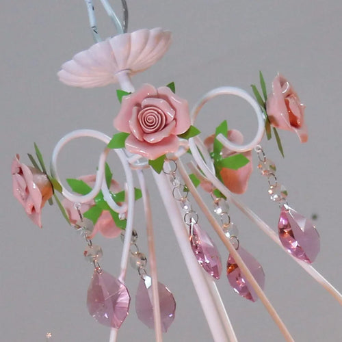 lustre moderne en cristal pour mariage et restaurant - vue 7 sur 14