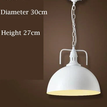 suspension style loft led vintage industriel noir - vue 12 sur 12