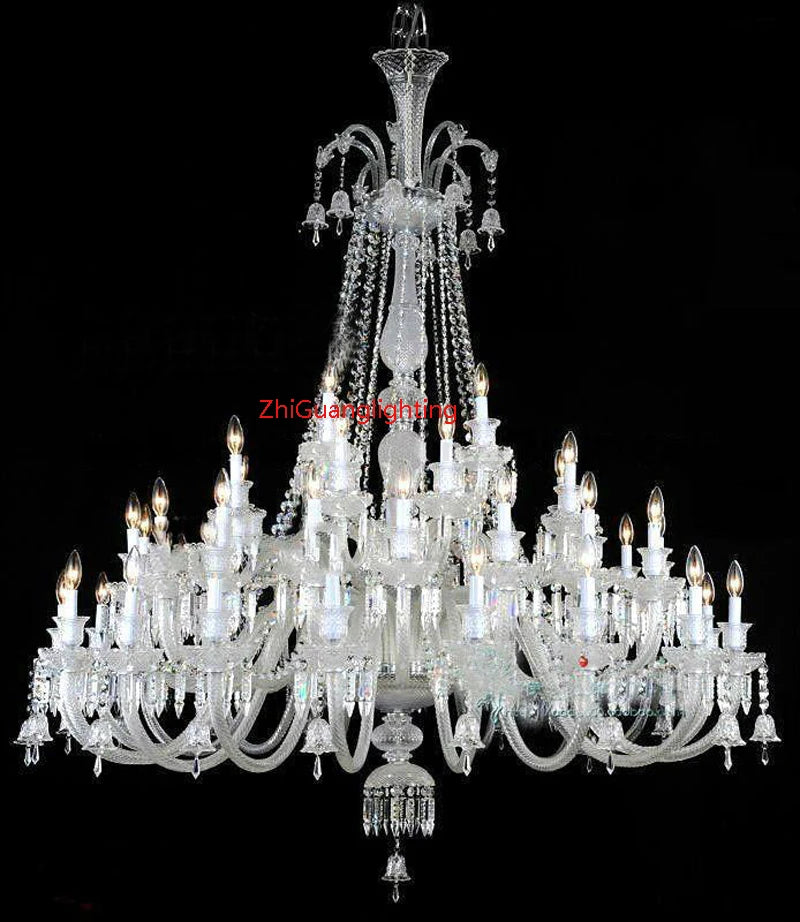 lustre en cristal noir pour un éclairage luxueux et élégant - vue 6 sur 21