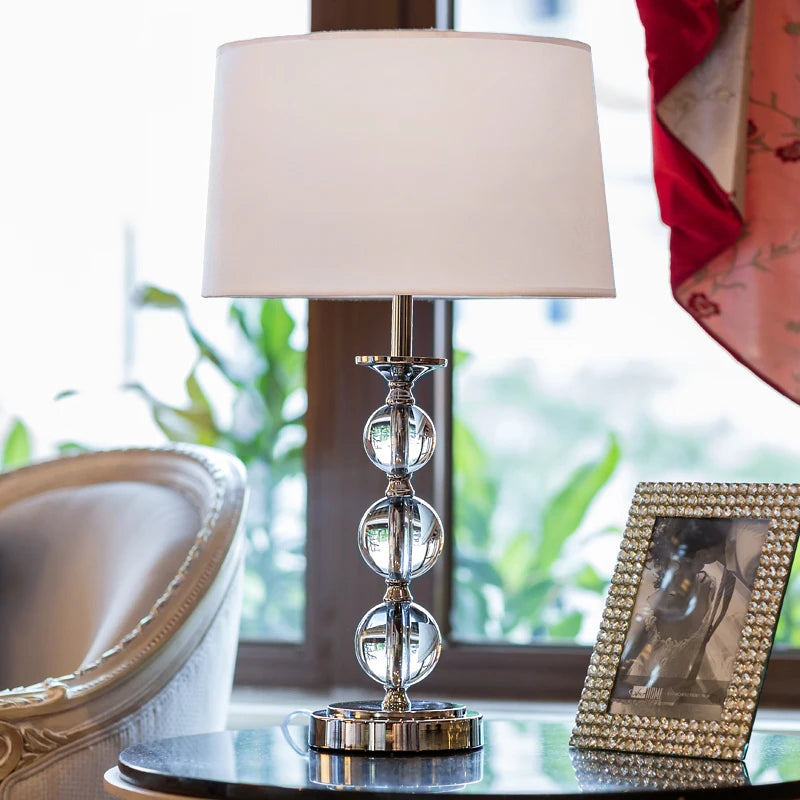 lampe de table led moderne luxueuse veilleuse décoration - vue 4 sur 8