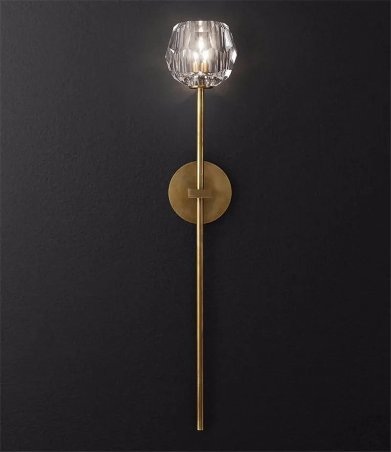 applique murale moderne en verre pour décoration romantique - vue 8 sur 12